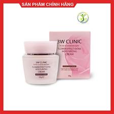 Kem dưỡng trắng da chống lão hóa tinh chất hoa hồng 3W Clinic Flower Effect Extra Moisturizing Cream