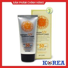 Kem chống nắng 3W Clinic intensive UV sunblock cream