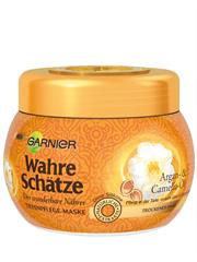 Kem Ủ Tóc Garnier Wahre Schatze Argan- & Camelia-Ol - chăm sóc từ gốc tới ngọn, cho tóc luôn suôn mềm.