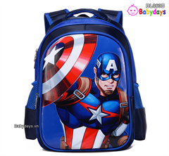 Balo siêu nhân Captain America cho bé BL063B