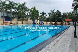Công trình bể bơi tại Công ty VPP Trà My - Văn Lâm, Hưng yên