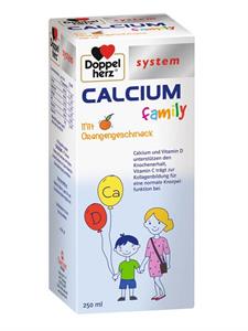 Siro bổ sung Canxi- Doppelherz System Calcium Family - Đức