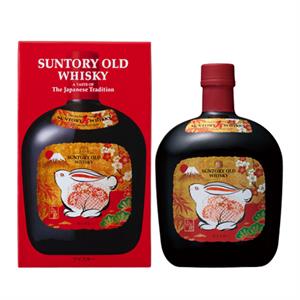 Rượu Suntory Old Whisky phiên bản con Thỏ (Mèo)- Tết Tân Mão 2023