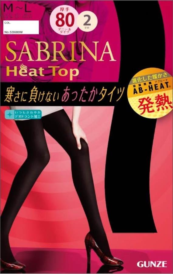Tất quần legging Sinh nhiệt -  Siêu bền chống rút sợi Sabrina Heat Top nội địa Nhật Bản - WA43