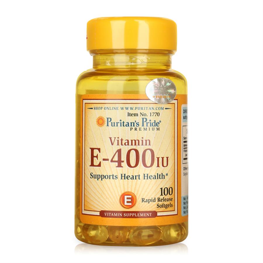 Viên uống bổ sung Vitamin E-400 IU 100 viên