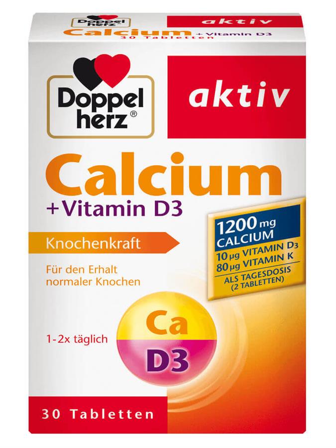 Viên uống Calcium Vitamin D3 Doppelherz