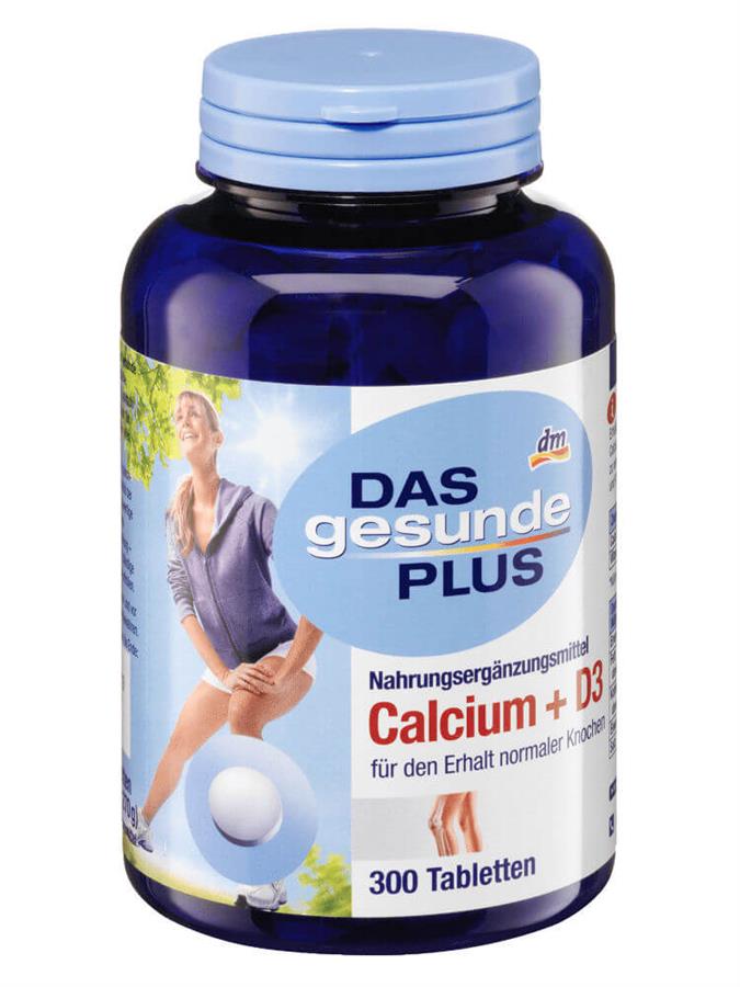 Viên uống bổ sung Canxi Das Gesunde Plus Calcium D3