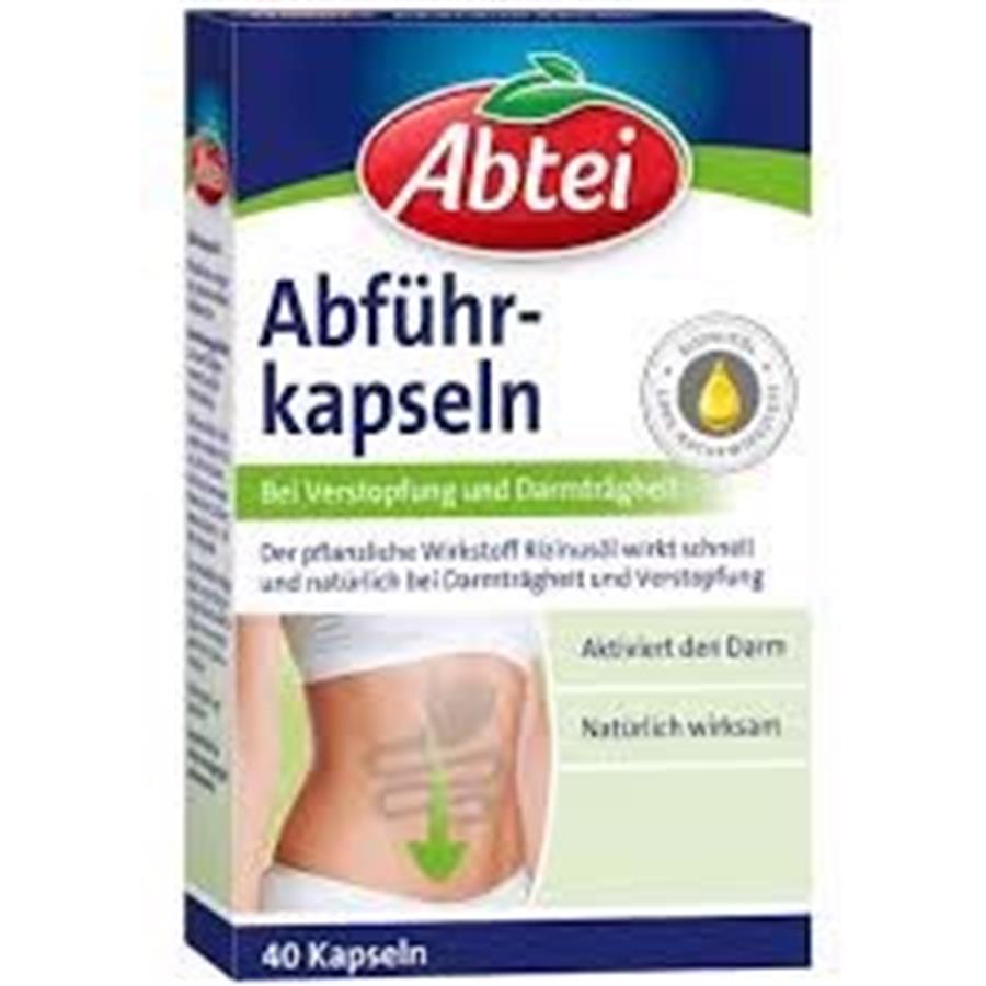 Viên uống chữa táo bón, nhuận tràng Abtei Abfuhr -Kapseln của Đức