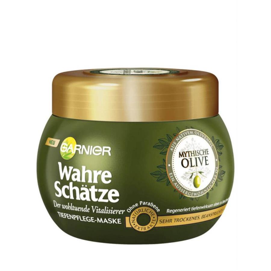 Kem Ủ Tóc Garnier Wahre Schatze  Olive - phục hổi tóc xơ và hư tổn 