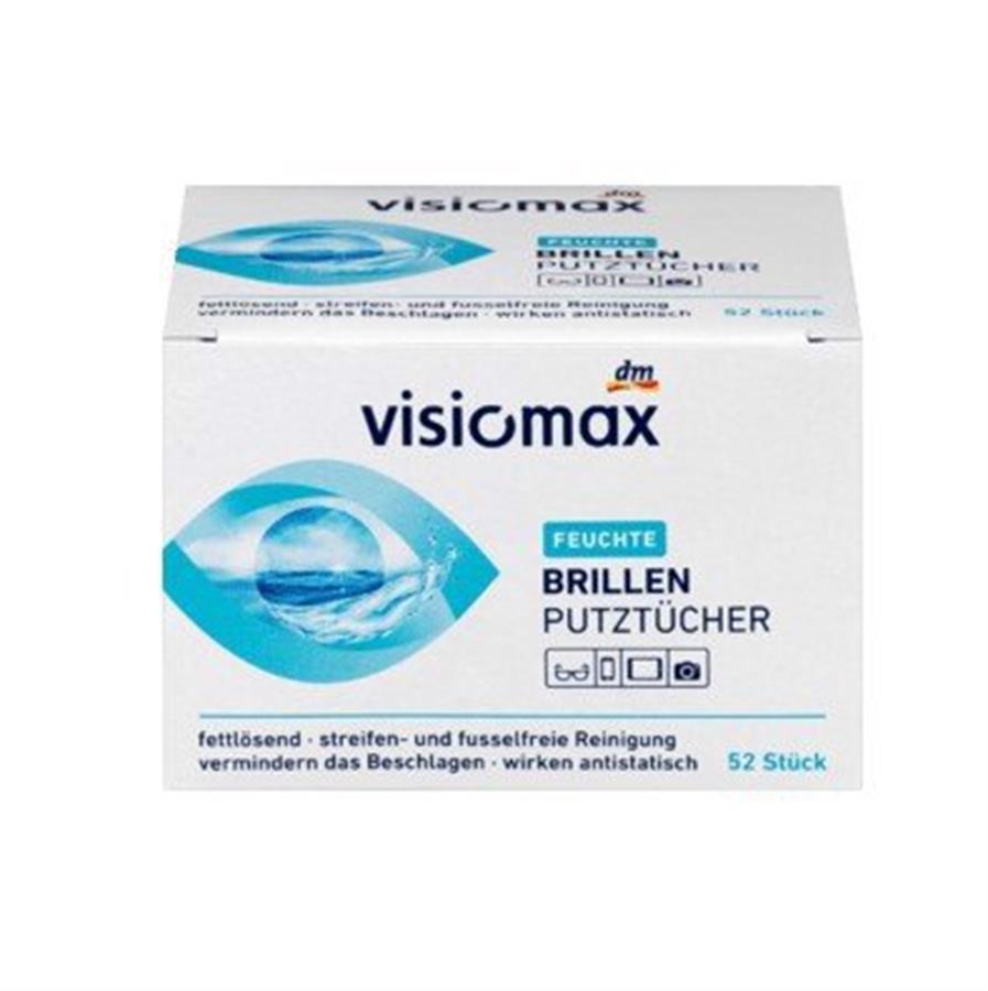 Giấy lau kính Visiomax hộp 52 miếng - hàng Đức nhập khẩu