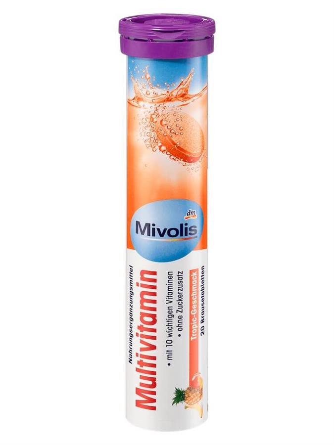 Viên sủi Vitamin tổng hợp - Mivolis Đức - 20 viên