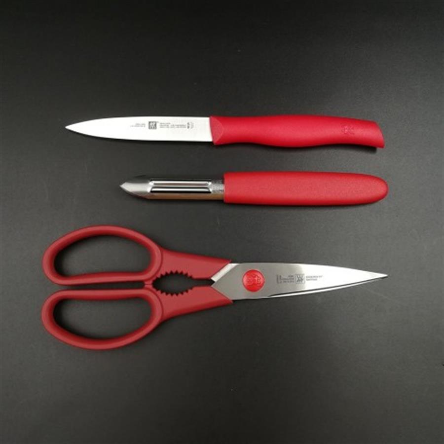  Set dao nhỏ + kéo + dao nạo Zwilling Knife 38157-001-0