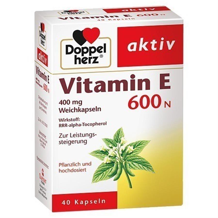  Viên uống bổ sung Vitamin E 600N Doppelherz của Đức