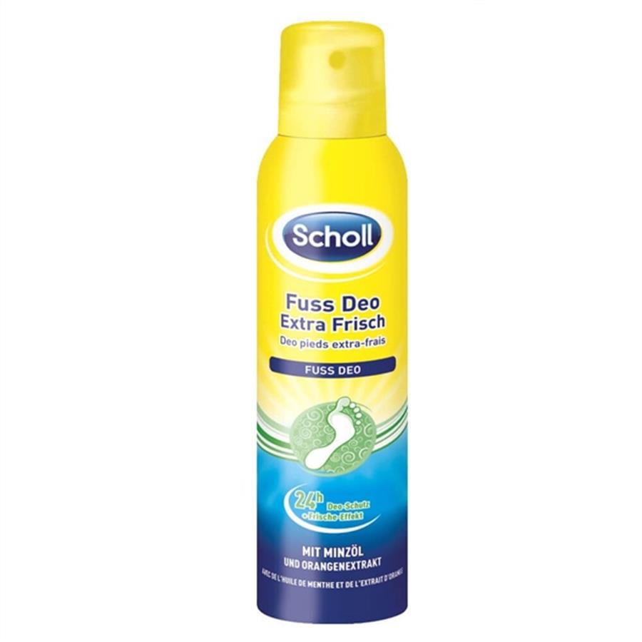 Xịt khử mùi chân Scholl Fuß Deo Spray Fresh Step Extra Frisch 150 ml