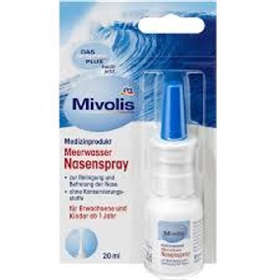 Xịt mũi biển Mivolis Meerwasser Nasenspray Sensitiv