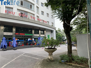 Lắp đặt máy bán hàng tự động Teklife tại bệnh viện Nội tiết Trung ương cơ sở 2 ngay sau khi hết giãn cách