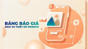 Báo Giá Dịch Vụ Thiết Kế Website
